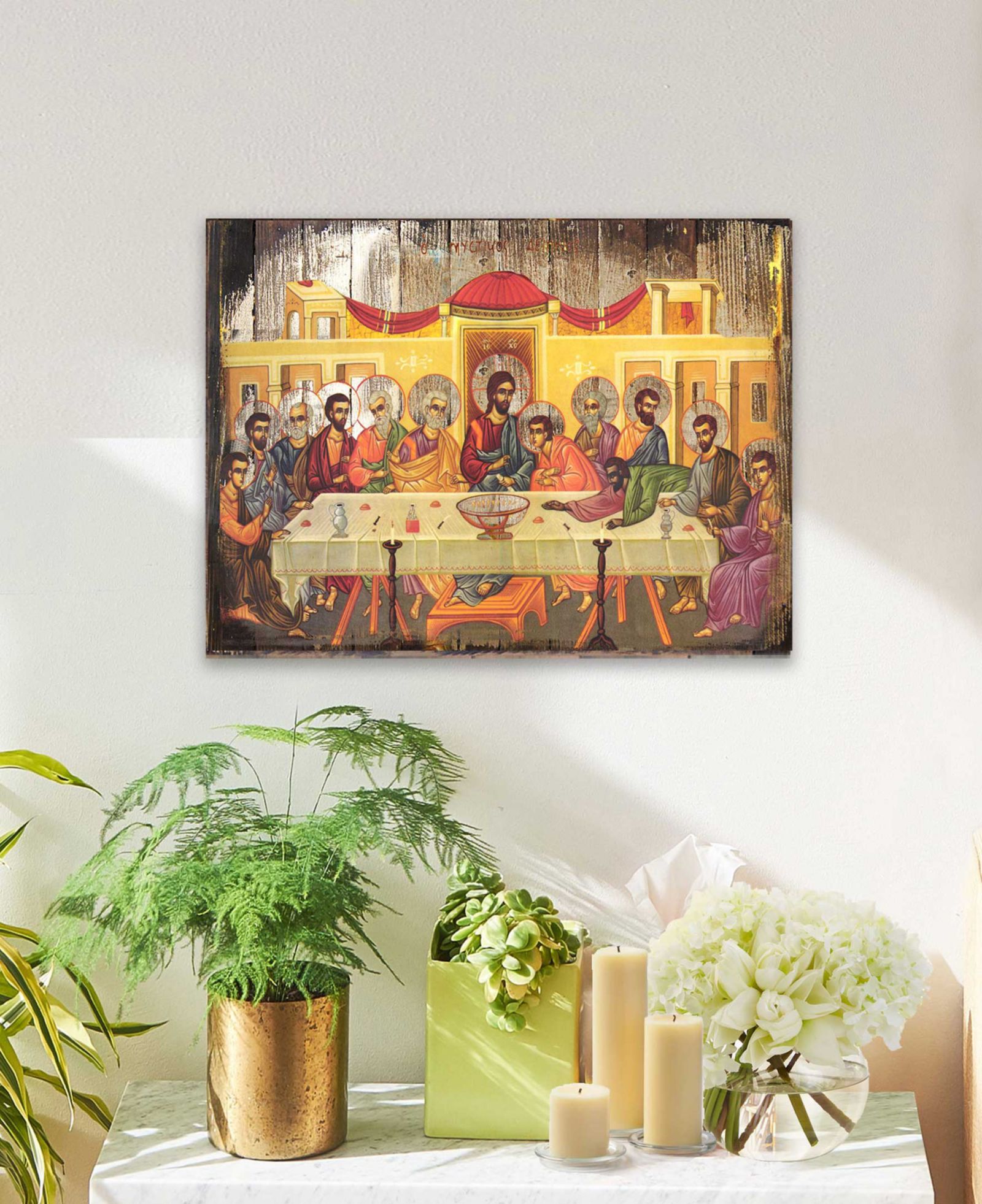 G.DeBrekht Религиозные иконы монастыря The Last Supper Holiday