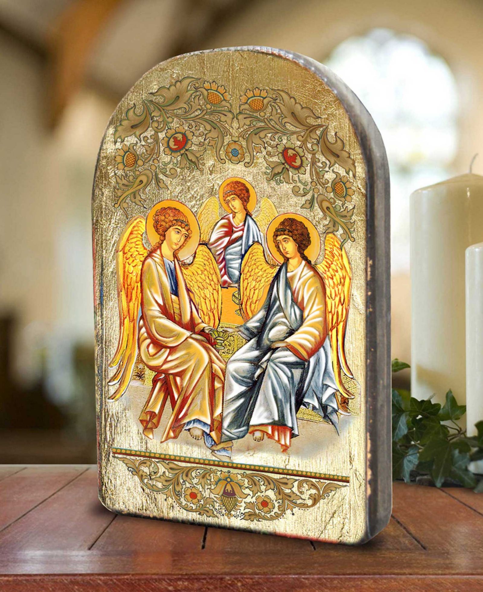 G.DeBrekht иконы монастырские Testament Trinity