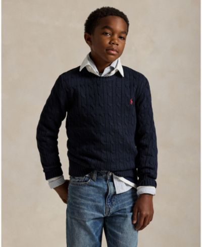 Polo Ralph Lauren Детский 8-20 Cable-Knit Cotton Sweater