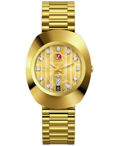 Часы Rado Men's Swiss Automatic Original в золотом цвете, 35mm