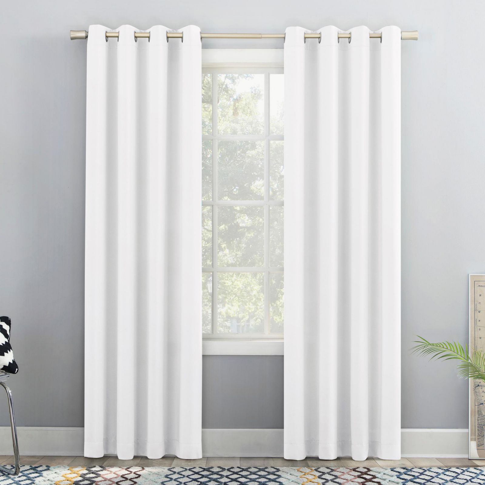 Полупрозрачная портьера Grant Modern Glam Semi-Sheer Grommet