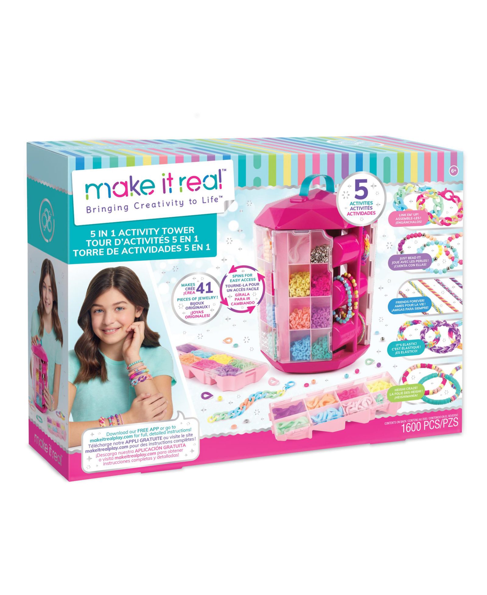 Набор для творчества Make It Real 5 в 1 Activity Tower