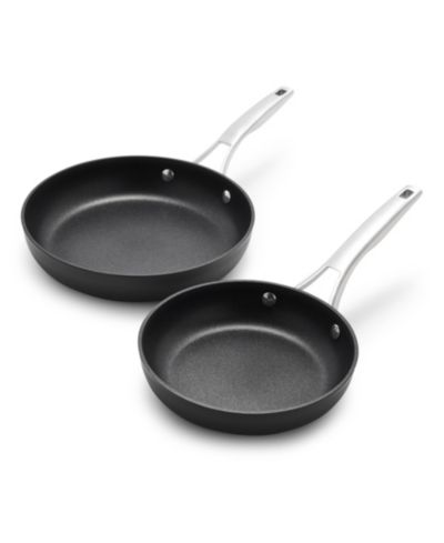 Calphalon Premier набор сковородок с антипригарным покрытием Hard-Anodized 8" и 10"