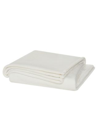 Cannon Solid Plush Blanket, Twin/Twin XL