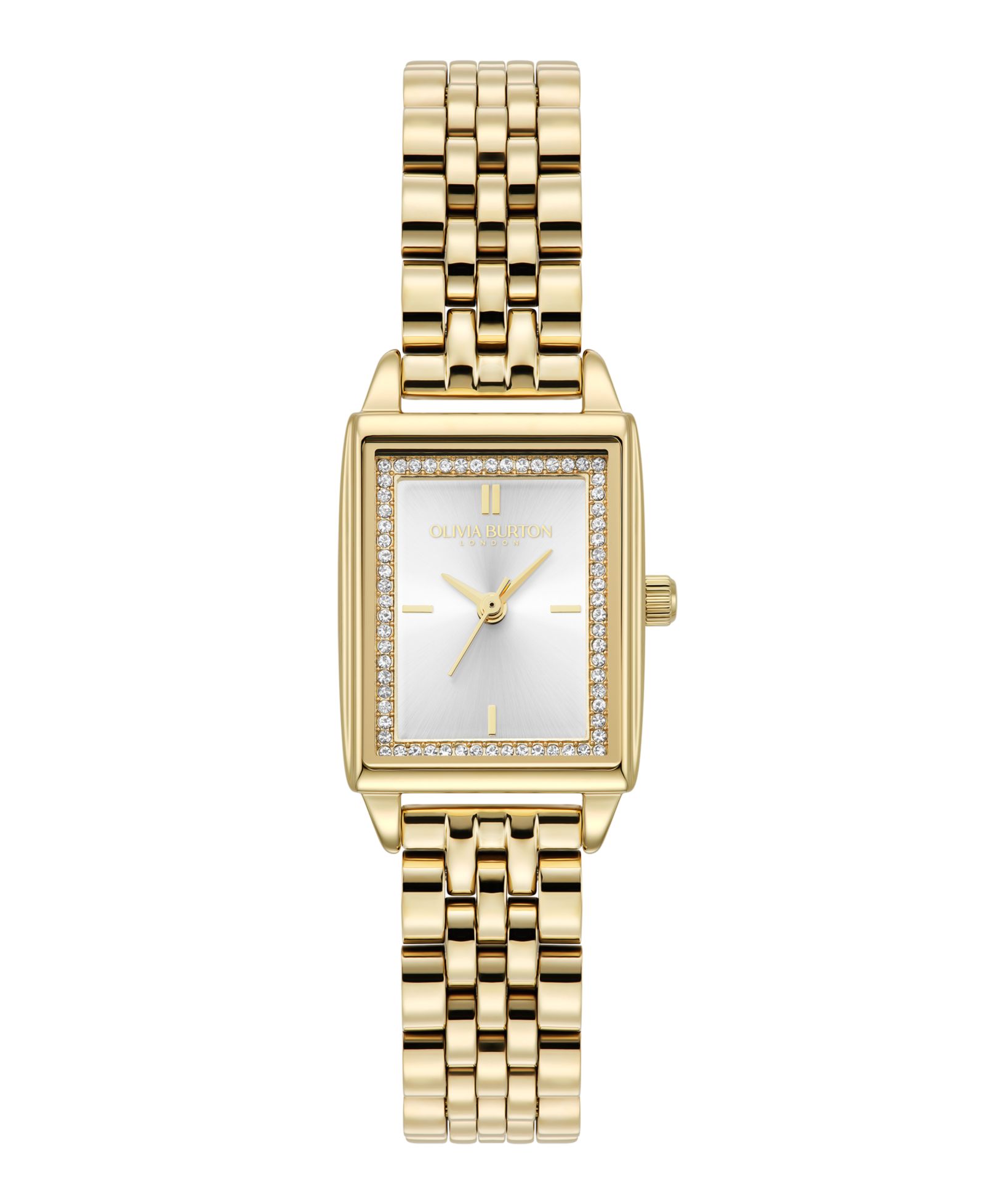 Olivia Burton Женские кварцевые часы Olivia Burton Gold-Tone Stainless Steel, 25.5mm x 20.5mm