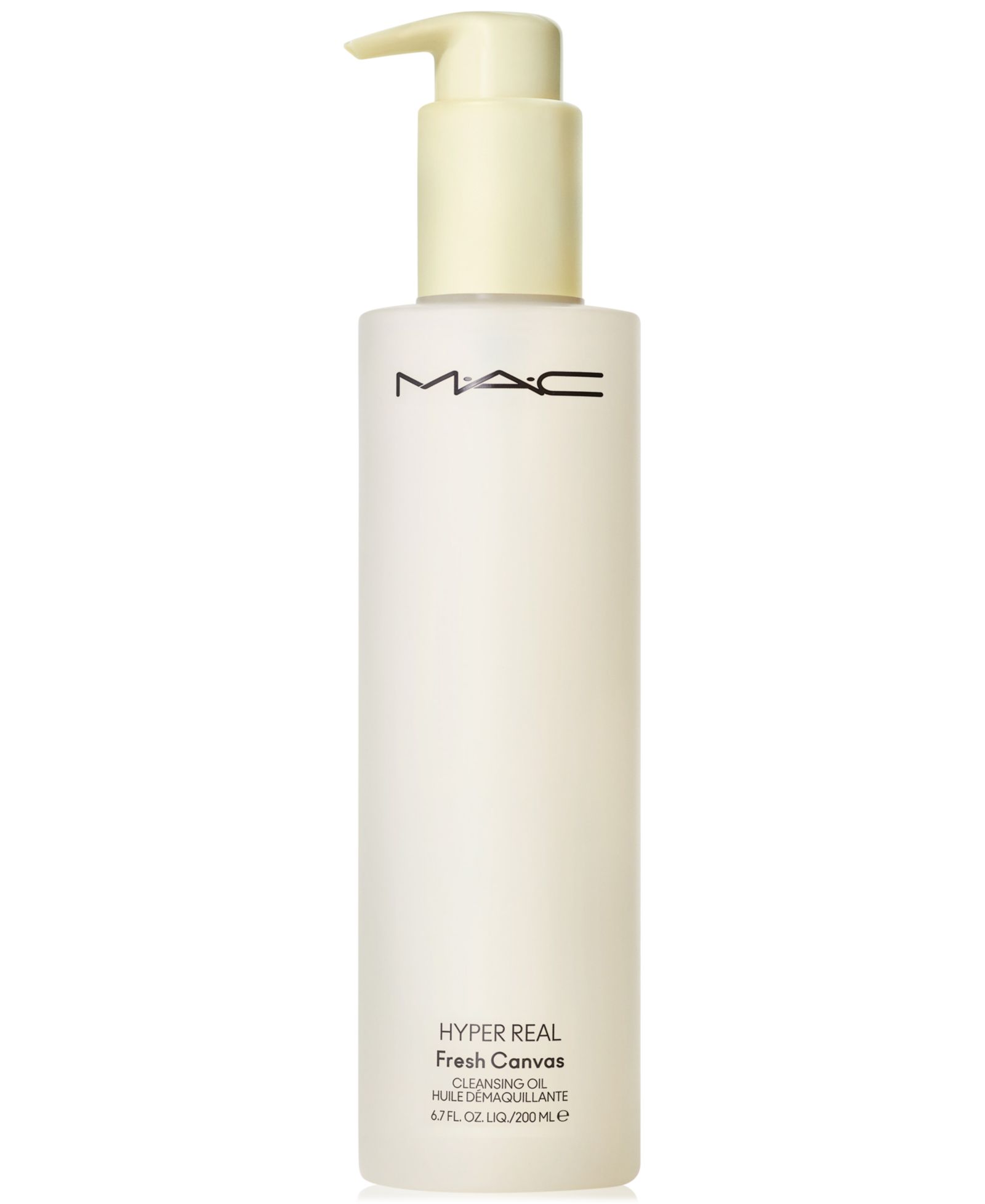 MAC Hyper Real Fresh Canvas Cleansing Oil Face Wash, 6.7 oz