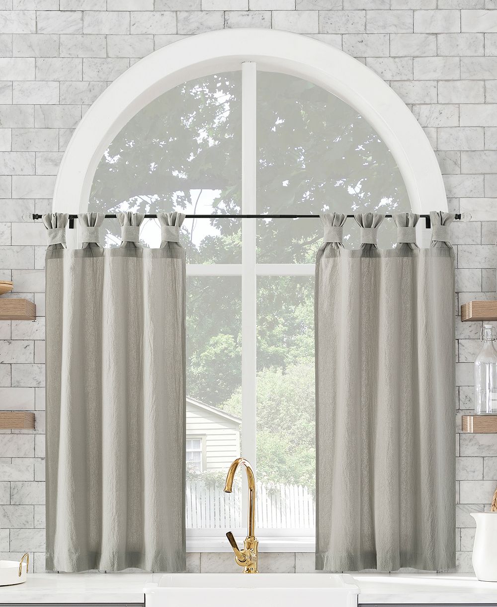 Парные занавески Archaeo Washed Cotton Twist Tab Cafe Curtain