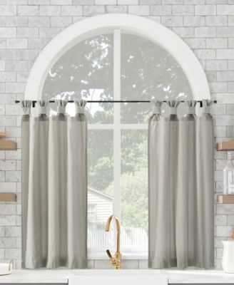 Парные занавески Archaeo Washed Cotton Twist Tab Cafe Curtain