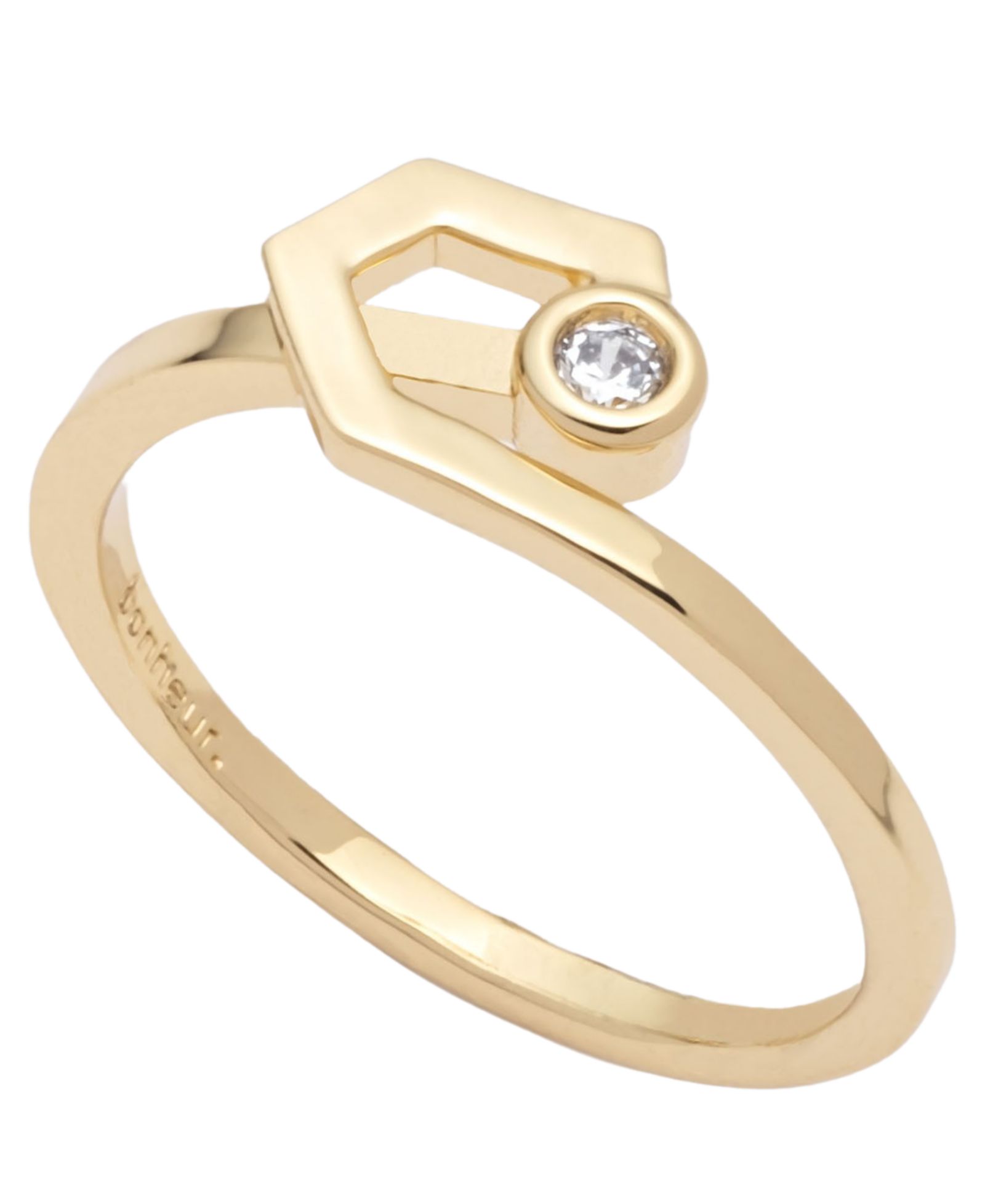 BONHEUR JEWELRY Julien Floating Bezel Ring