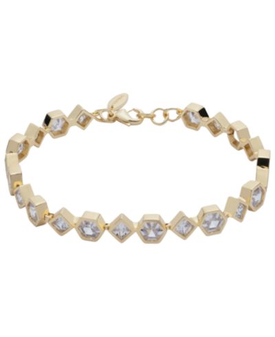 Браслет BONHEUR JEWELRY Milou Bezel Set Crystal