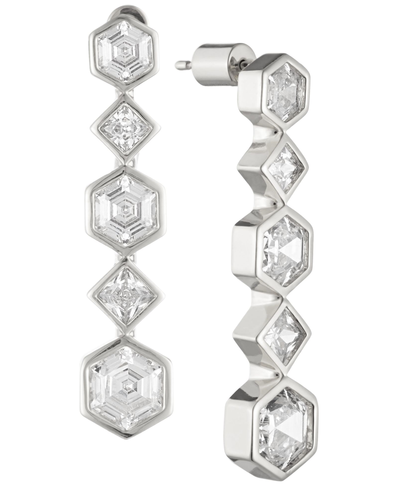 Серьги-подвески BONHEUR JEWELRY Milou Statement Crystal Drop