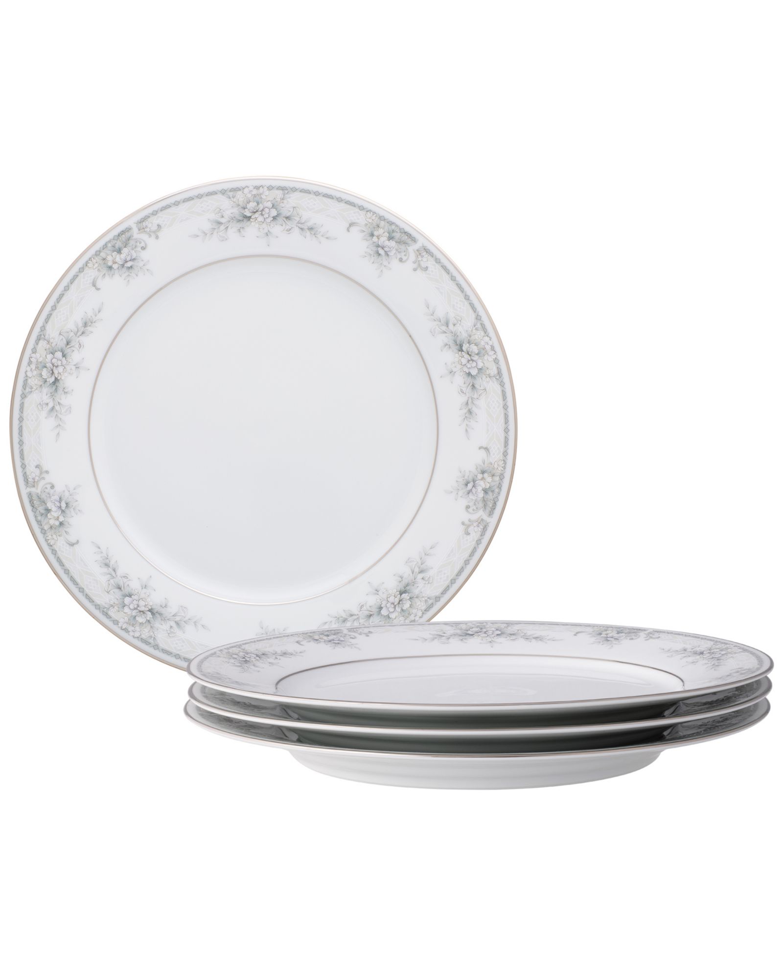 Набор из 4 обеденных тарелок Noritake Sweet Leilani, 10.50"