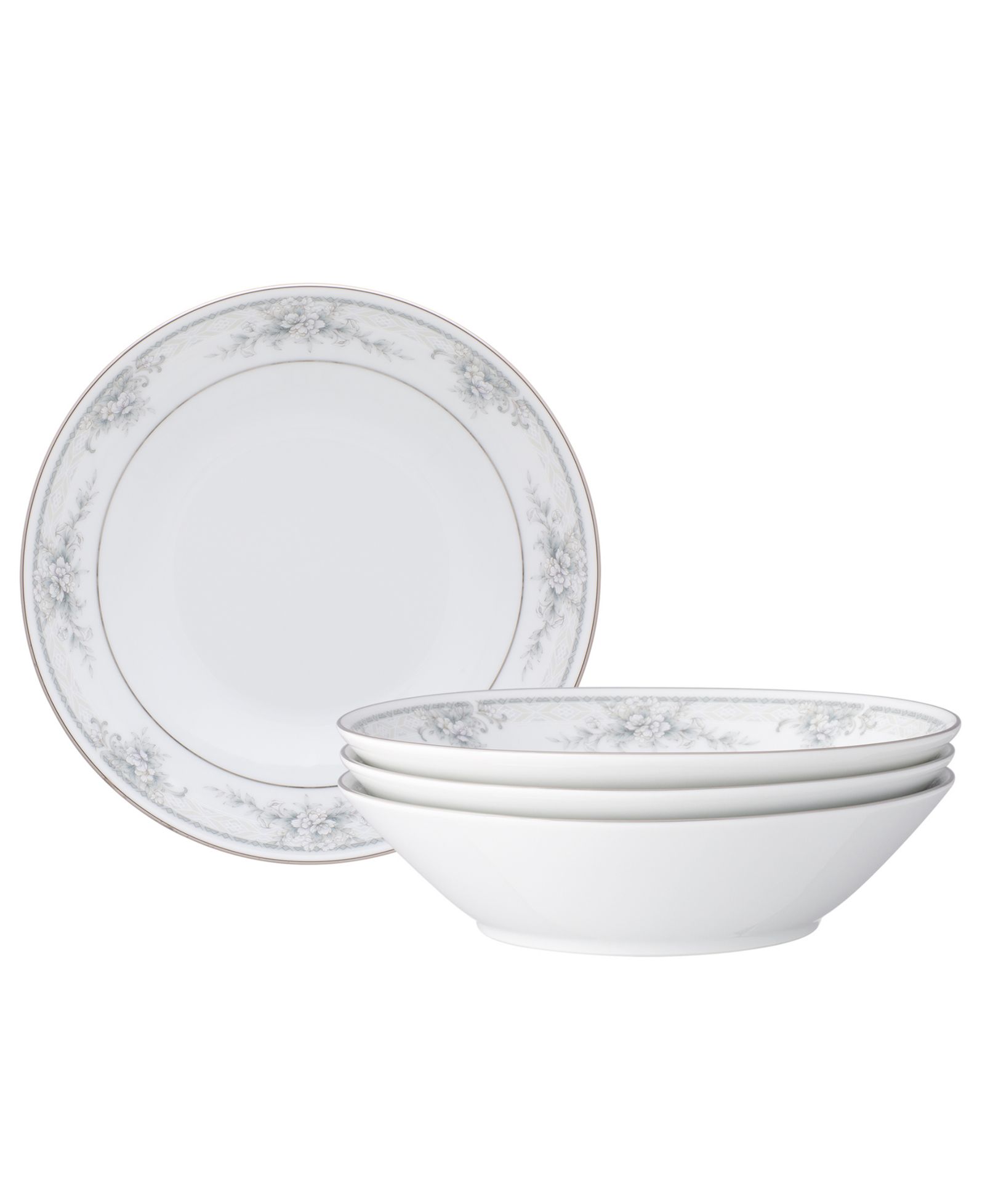 Набор из 4 суповых тарелок Noritake Sweet Leilani, 7.50", 12 oz.