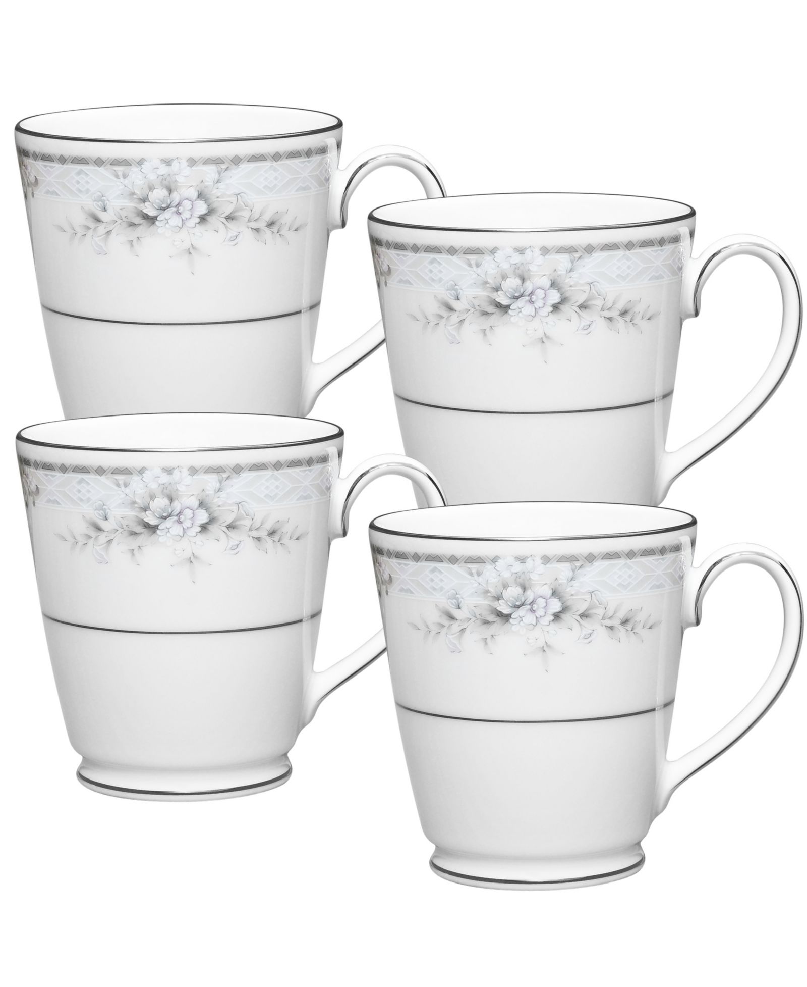 Noritake Sweet Leilani Набор кружек, 4 шт., 12 oz.