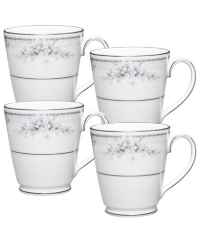 Noritake Sweet Leilani Set of 4 Mugs, 12 oz.