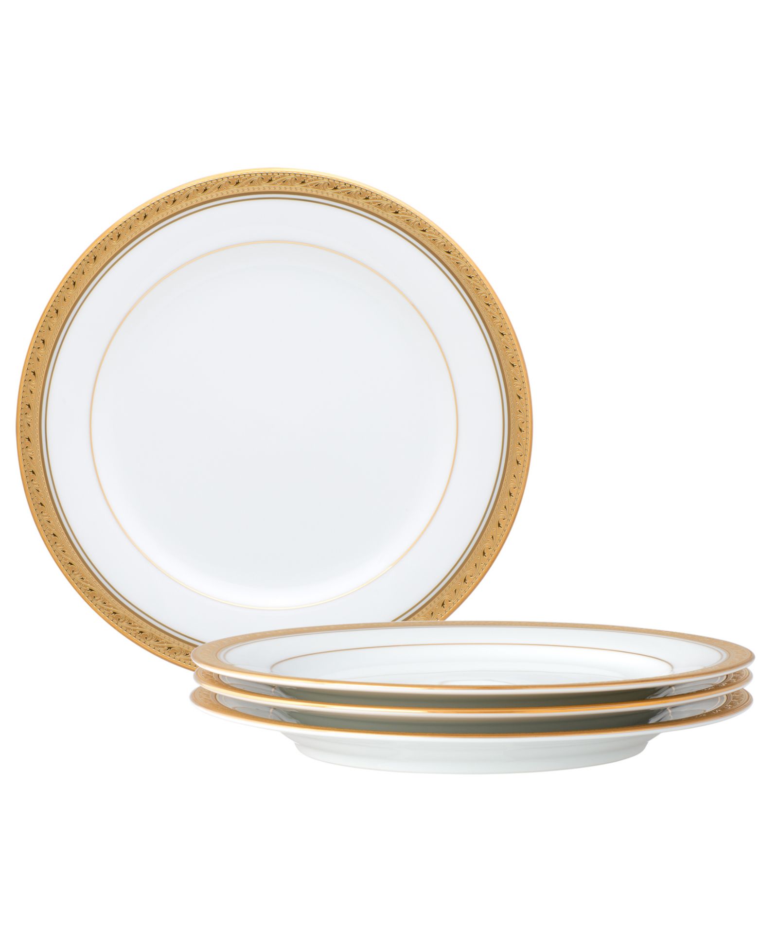 Noritake Набор салатных тарелок Crestwood Gold, 4 шт.