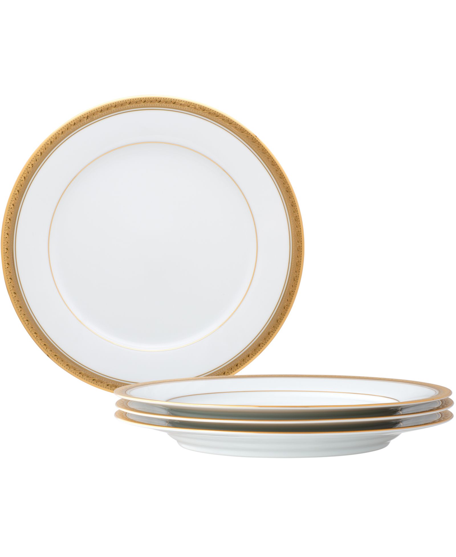Комплект обеденных тарелок Noritake Crestwood Gold, 4 шт.