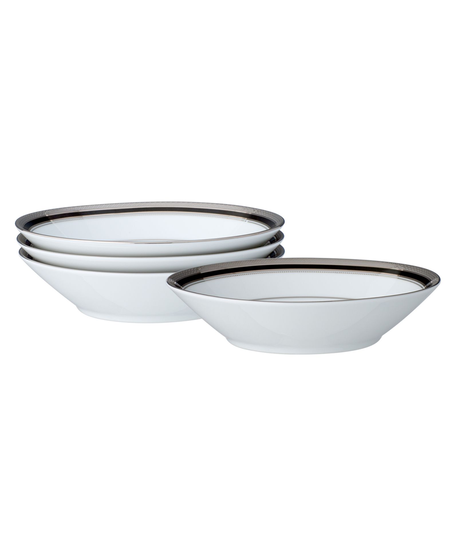 Набор фруктовых салатников Noritake Austin Platinum 4 шт. 4 oz.