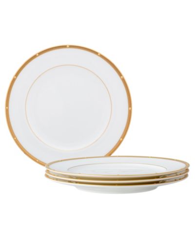 Noritake Rochelle Gold Set of 4 Bread & Butter/Appetizer Plates, 6.50"