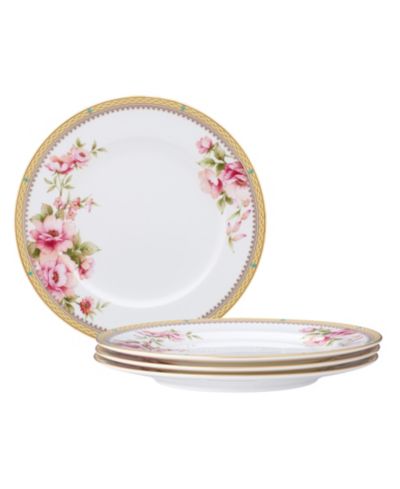 Noritake Hertford Set of 4 Salad Plates, 8.50"