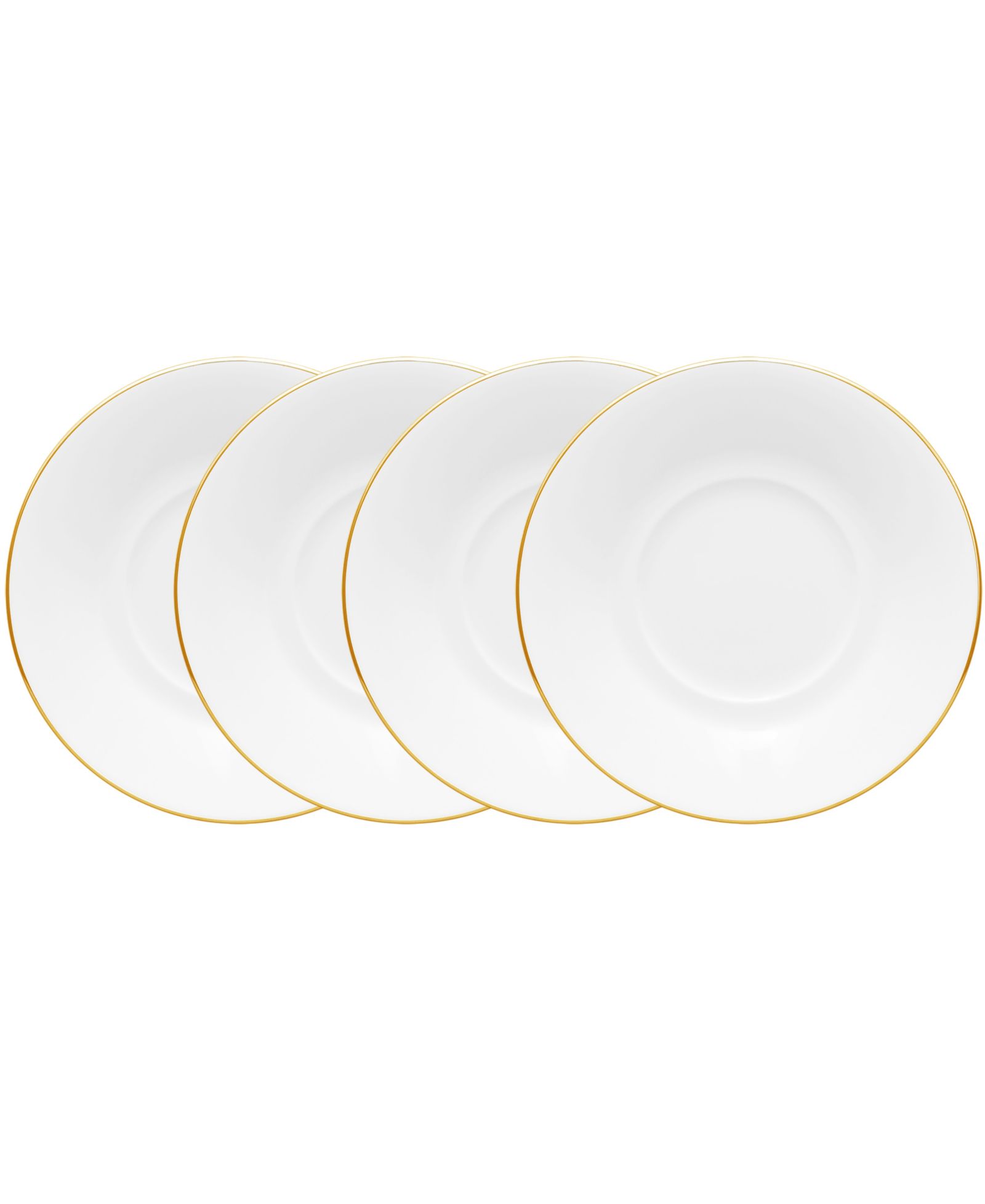 Noritake Accompanist Set of 4 Saucers, 6"