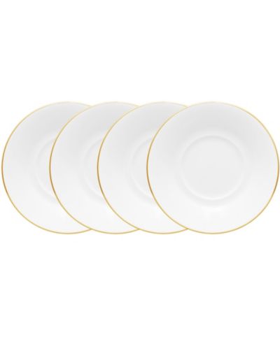 Noritake Accompanist Set of 4 Saucers, 6"