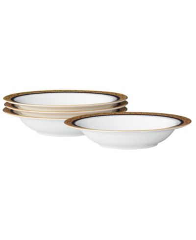 Noritake Odessa Cobalt Gold набор из 4 фруктовых чаш, 6", 5 oz.