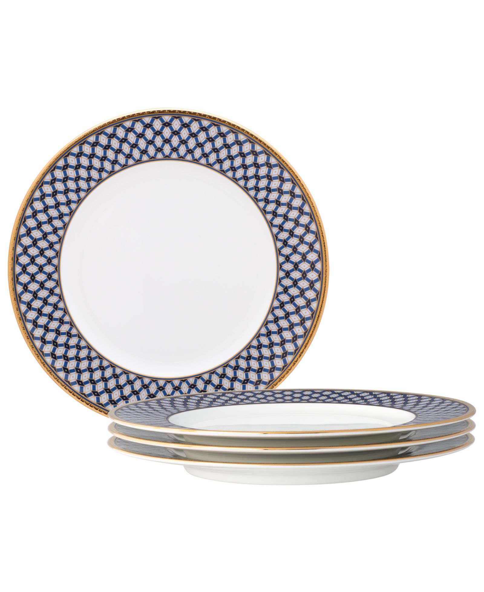Noritake Набор из 4 салатных тарелок Blueshire, 8.25"