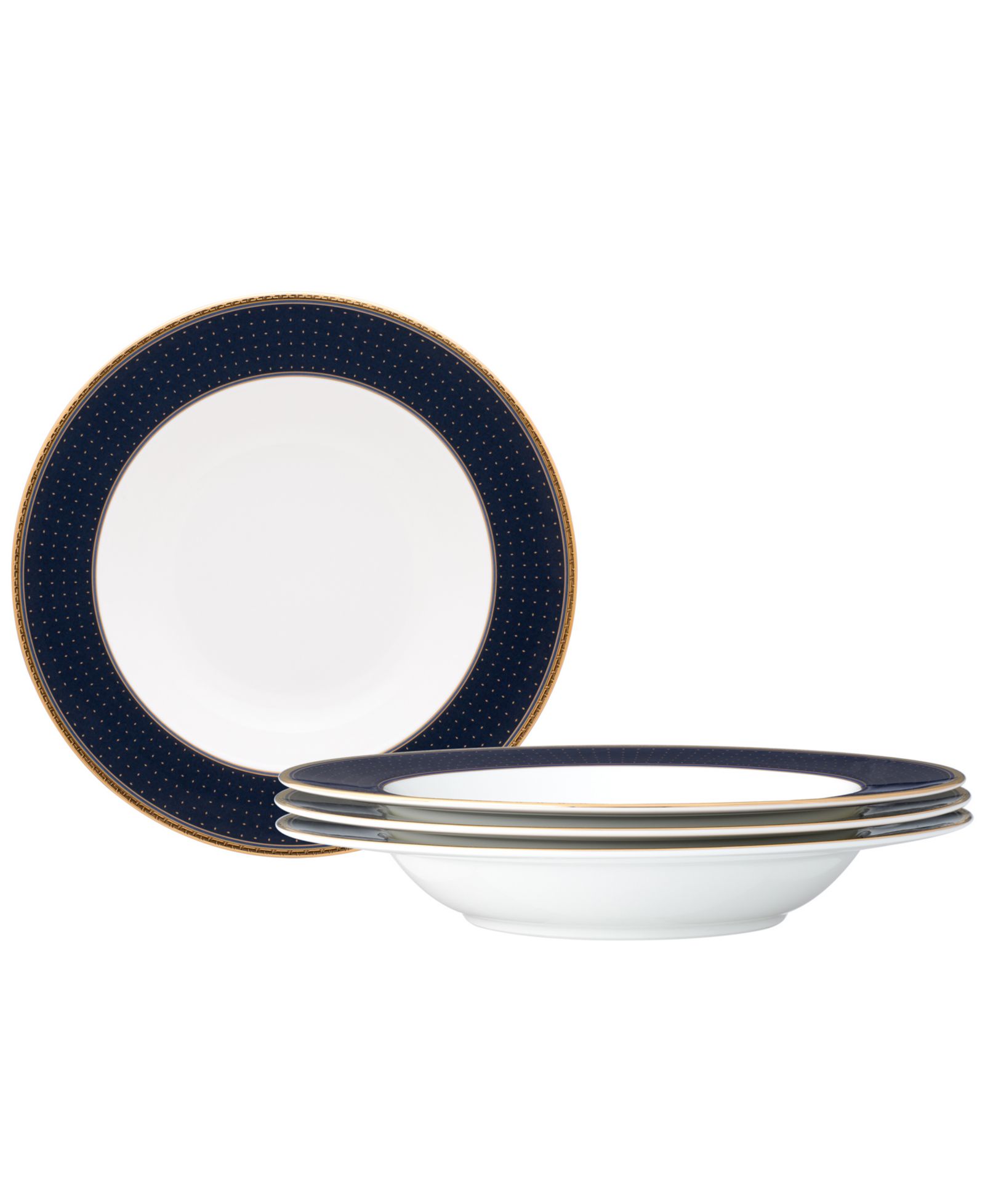 Noritake набор из 4 суповых тарелок Blueshire, 8.25", 12 oz.