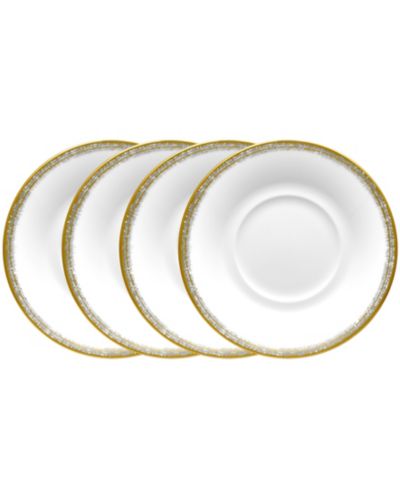 Noritake Haku Set of 4 Saucers, 6"