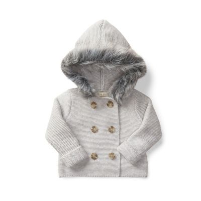 Детский джемпер Hope & Henry Long Sleeve Button Front Hooded