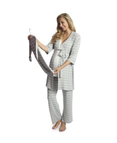Heather grey stripe