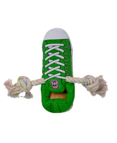 Мягкая игрушка для собак Squeaking Comfort Plush Sneaker – Green