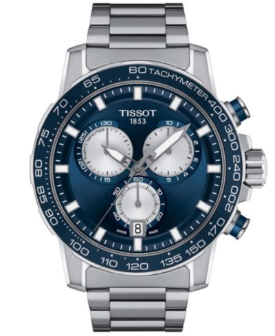 Мужские швейцарские часы Tissot Supersport Stainless Steel Bracelet 46mm