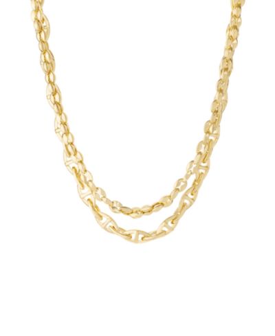 Набор колье ETTIKA Golden Rays в 18K Gold Plating, 2 Piece