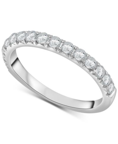 Обручальное кольцо Diamond Half Circle 1/2 ct. t.w. в Platinum