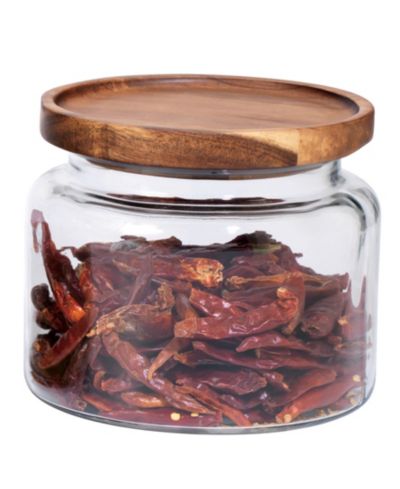 Банка Anchor Hocking Glass 48-Oz. Acacia-Lid Montana Jar