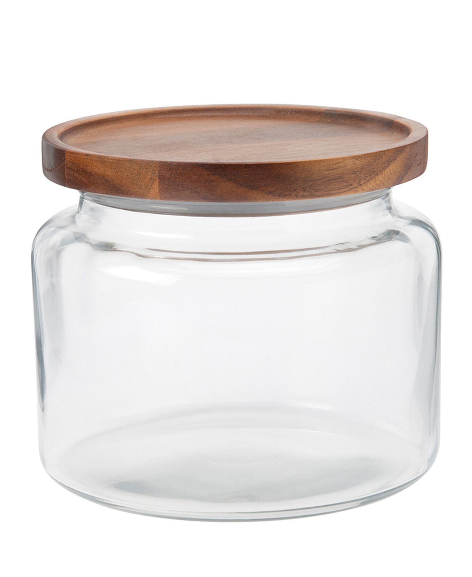 Anchor Hocking Glass 64 oz. Acacia-Lid Montana Jar