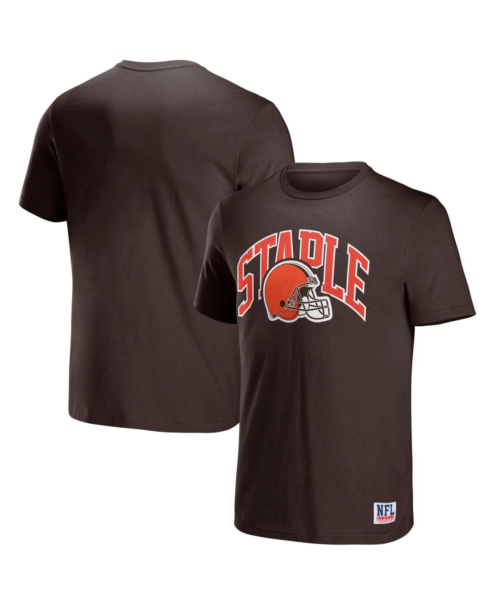 Мужская футболка NFL X Staple Black Cleveland Browns Lockup Logo Short Sleeve