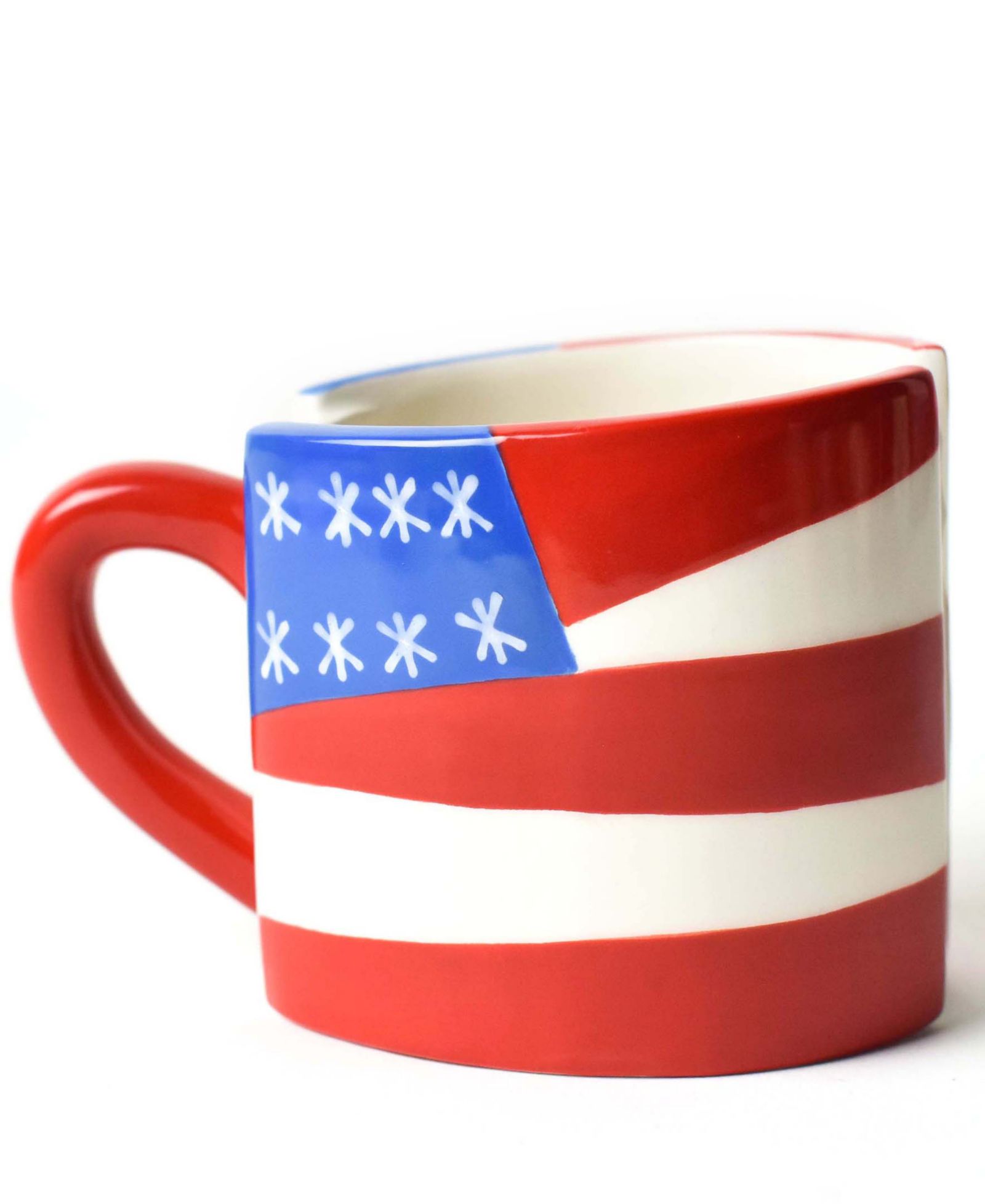 Кружка Happy Everything by Laura Johnson в форме флага 16 oz