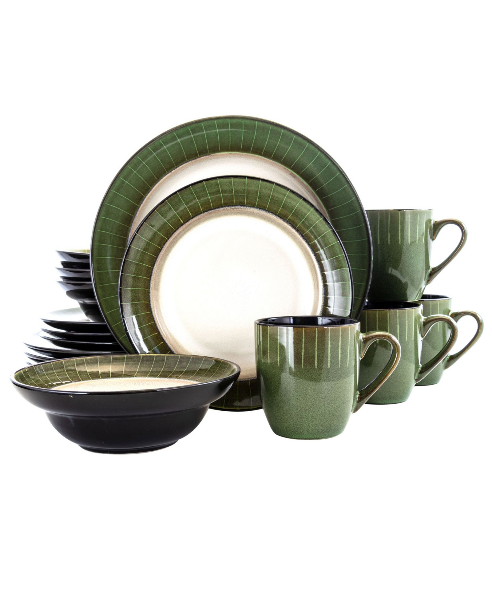 Elama Libra 16 Pc. Dinnerware, Service for 4
