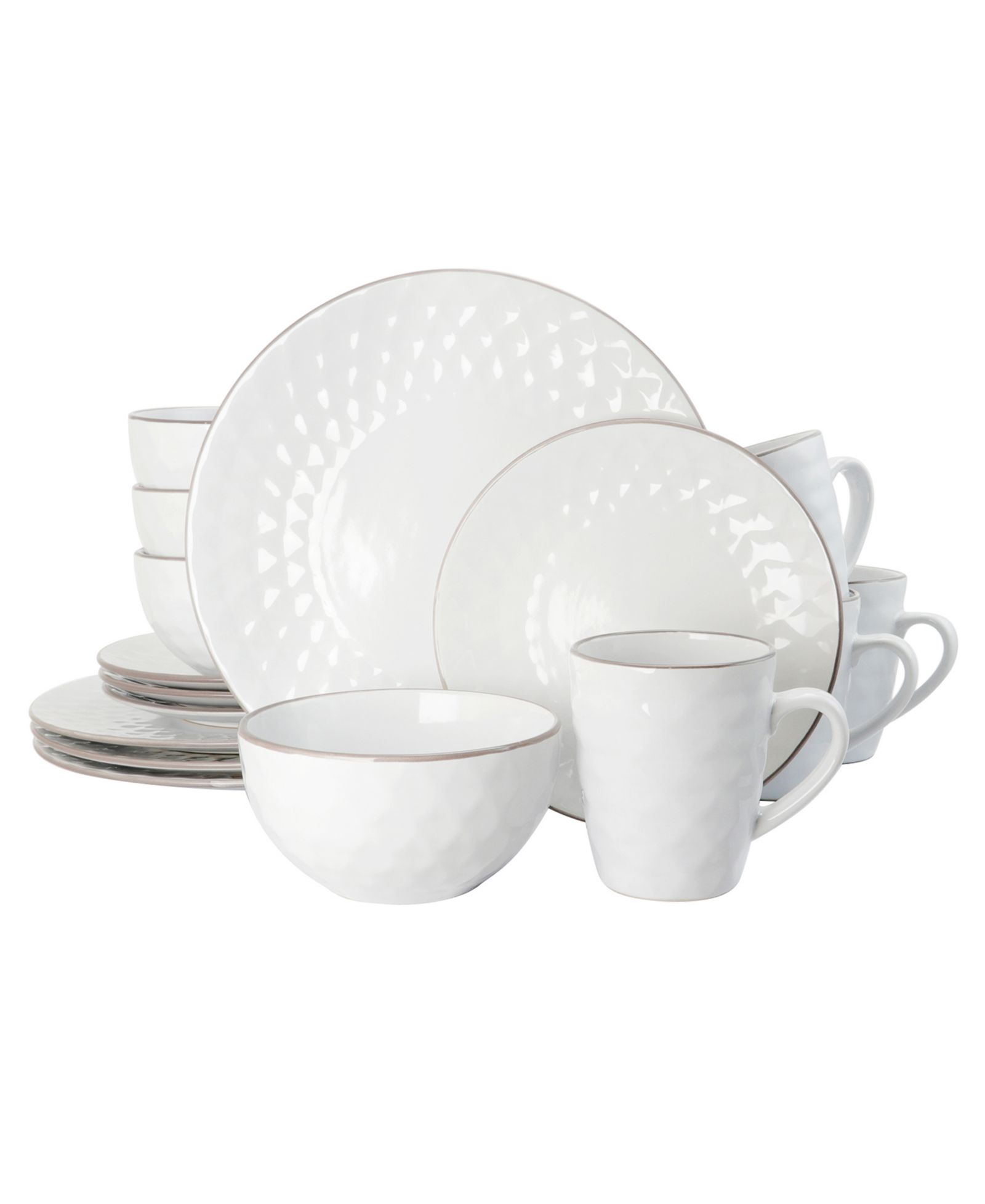 Elama Camil 16 Pc. Dinnerware Set, Service for 4