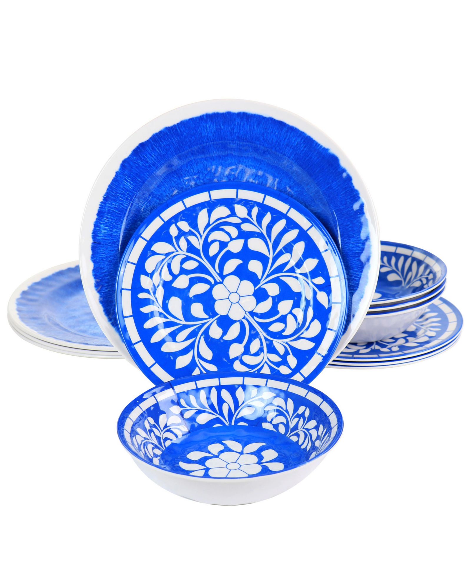 Набор посуды Elama Nelly Melamine 12 Pc. Service for 4