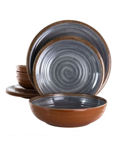 Набор столовой посуды Elama Ariadna Melamine, 12 Pc., Service for 4