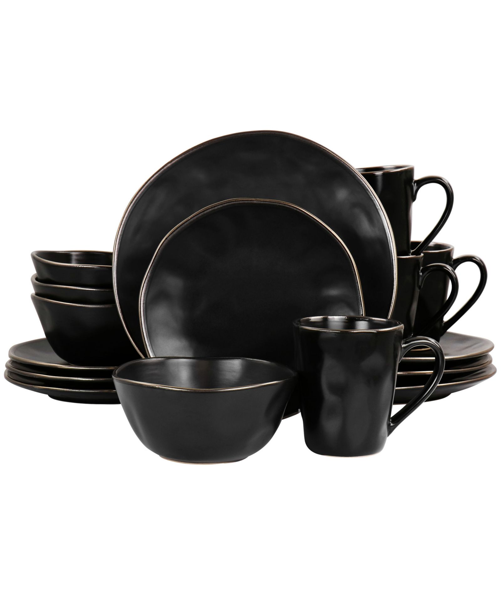 Elama Emilio 16 Pc. Dinnerware Set, Service for 4