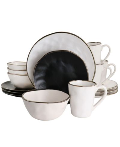 Набор столовой Elama Andres 16 Pc. Stoneware Dinnerware Set, Service for 4
