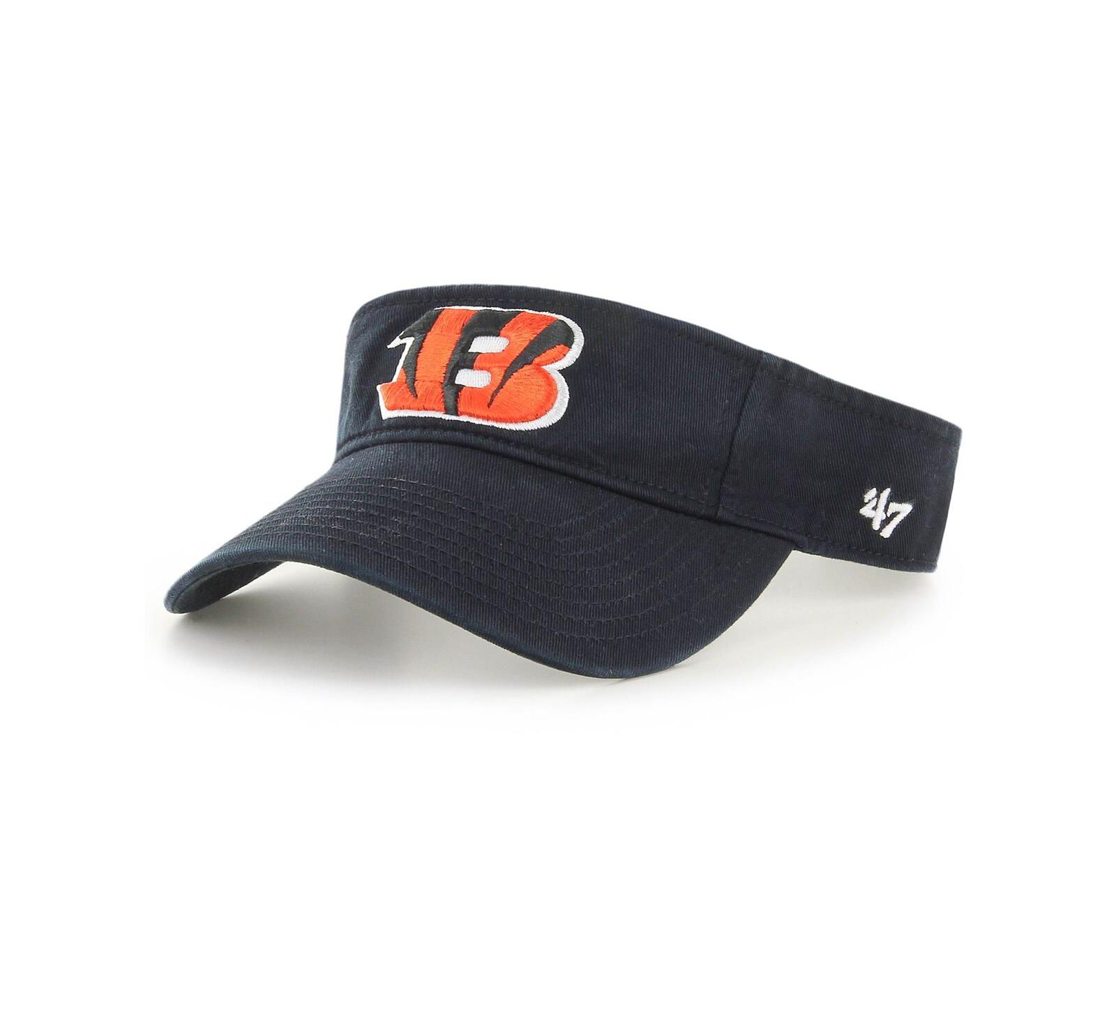 Мужской козырек '47 Brand Black Cincinnati Bengals Clean Up