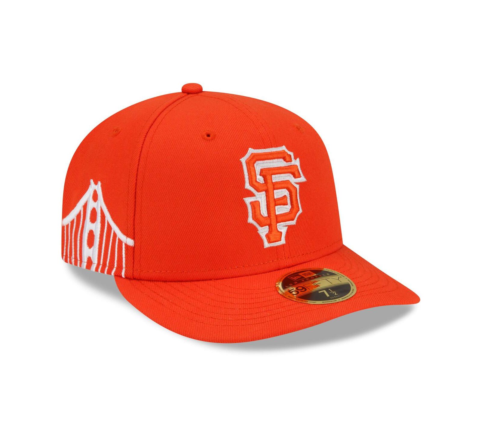 Men's New Era Orange San Francisco Giants City Connect Low Profile 59FIFTY Fitted Hat