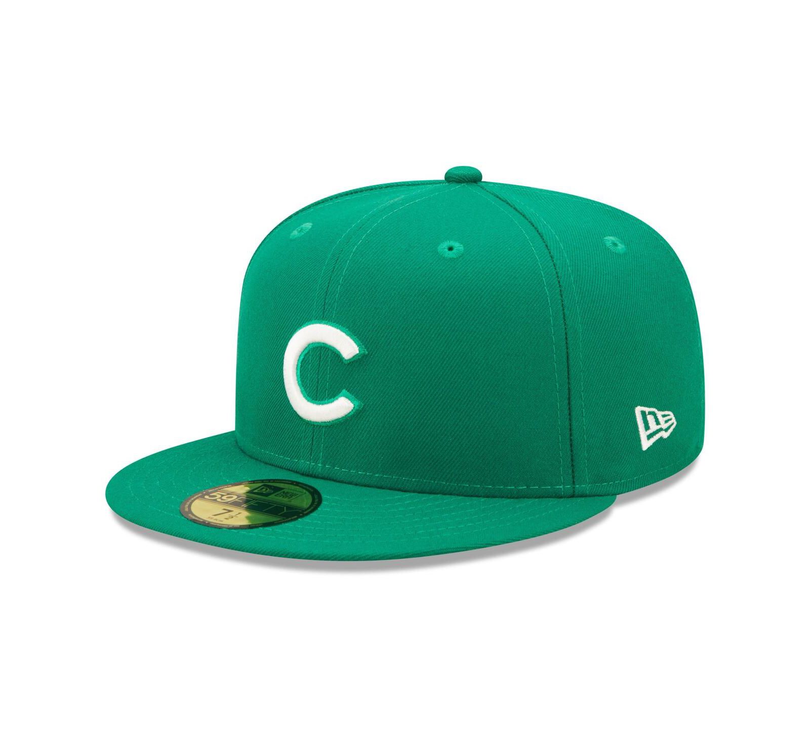 Мужская кепка New Era Chicago Cubs Logo White 59FIFTY Fitted