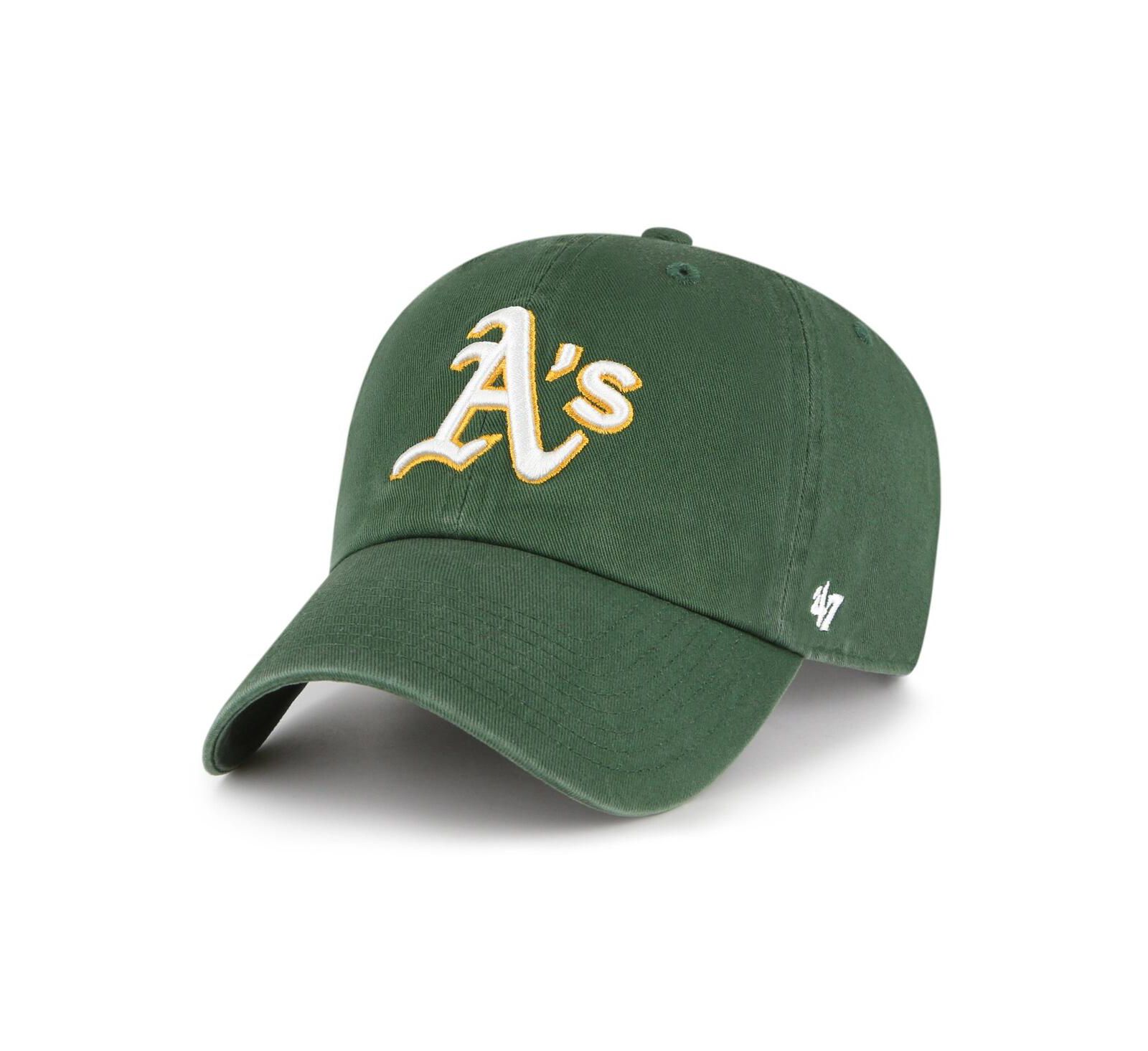 Men's '47 Brand Green Oakland Athletics Clean Up Adjustable Hat